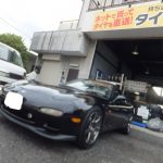 大和店♪横浜市瀬谷区K様よりマツダRX-7のタイヤ交換を承りました♪