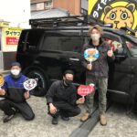 湘南平塚店♪平塚市K様MITUBISIデリカD5のタイヤ交換♪スタッフとパチリもご一緒に!! 湘南平塚店♪平塚市K様MITUBISIデリカD5のタイヤ交換♪スタッフとパチリもご一緒に!!