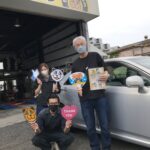 大和店♪横浜市瀬谷区Y様よりトヨタクラウンのタイヤ交換を承りました♪スタッフと一緒にパチリ♪