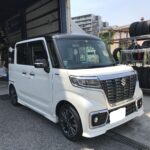 大和店♪リピーターの大和市A様よりお得なコミコミセットでスズキスペーシアのタイヤ交換を承りました♪