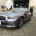 湘南平塚店♪茅ヶ崎市H様　日産スカイラインのタイヤ交換を承りました♪