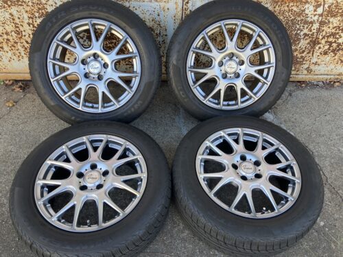 ヤフオク♬中古ホイール・中古スタッドレス セット ATRスポーツ 215/60R17 96H 215/60-17 ヴェルファイア アルファード E52エルグランド　