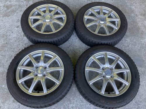 ★ヤフオク★中古ホイール スタッドレス セット TOYO OBSERVE GIZ2 165/65R15 81Q トーヨー オブザーブ ギズ2 165/65-15 ソリオ タフト デリカD2