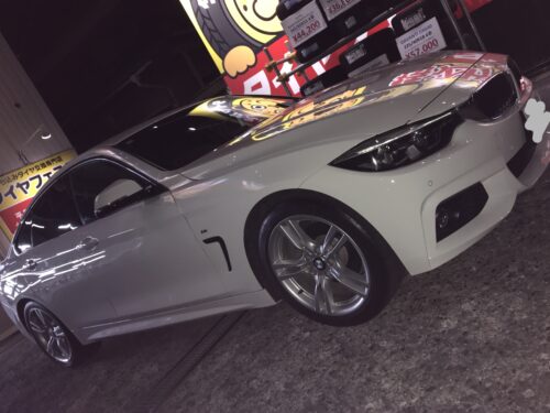湘南平塚店♪平塚市K様BMW 4シリーズのタイヤ交換を承りました♪決め手は「価格・予約のしやすさ・雰囲気・タイヤが直送出来るから・技術力」！！