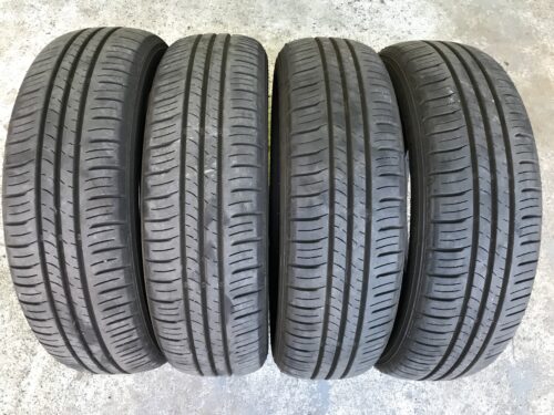 ヤフオク♪DUNLOP ENASAVE EC300+ 165/60R15 77H ダンロップ エナセーブ EC300+ 165/60-15 中古タイヤ4本 ハスラー デリカミニ フレアクロスオーバー