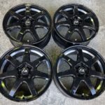 ヤフオク♬クリフ　クライム　TC-07　16インチ中古ホイール4本　BRZ　FT86　プリウス　ウイッシュ　レガシー　インプレッサ　等　艶有りブラック　