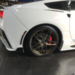 湘南平塚店♪中央区銀座K様 シボレー コルベット C7のタイヤ交換を承りました♪決め手は「安さ・お客様の声を見て・クーネットでの交換事例を拝見しました」！！