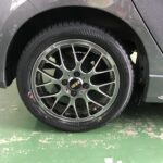 湘南平塚店♪大磯町U様HONDA N-WGNのタイヤ交換を承りました♪決め手は「近さ・安さ・タイヤを直送できるから」♪スタッフとパチリもご一緒に！！