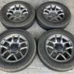 ヤフオク♪ スズキ　JB64ジムニー純正 16インチ ホイール タイヤセット YOKOHAMA GEOLANDAR A/T G015 ブラックレター 175/80R15 ジオランダーAT