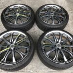 ヤフオク♪　ワーク　レアマイスターエクスカリバー バイエルン 19インチ中古セット エスティマ オデッセイ マークX クラウン等