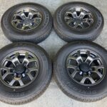 ヤフオク★　ジムニー　シエラ純正　ホイール タイヤ4本セット　グランドトレックAT20 195/80R15　新車 外し品　コンディション良！！ お探しの方