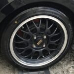 湘南平塚店♪平塚市F様 DAIHATHU コペンのタイヤ交換を承りました♪決め手は「近さ・予約のしやすさ」♪スタッフとパチリもご一緒に！！