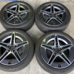 ヤフオク★メルセデス ベンツCクラス W206 純正 AMG 18インチ　中古ホイール 中古タイヤ4本セット ガリ傷少　お探しの方に